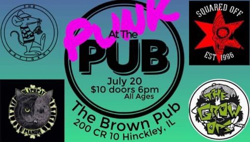 Blackcat Manor (@blackcatmanor) on Twitter photo We’ll be in Hinckley IL this Saturday July 20th at The Brown Pub with <a href="/SquaredOffband/">Squared Off</a> , The Grow Ops and The Ratigans. All Ages outside party! #punk #rock #metal #hinckleyIL #brownpub #allages #outside #punkatthepub We’ll be in Hinckley IL this Saturday July 20th at The Brown Pub with <a href="/SquaredOffband/">Squared Off</a> , The Grow Ops and The Ratigans. All Ages outside party! #punk #rock #metal #hinckleyIL #brownpub #allages #outside #punkatthepub