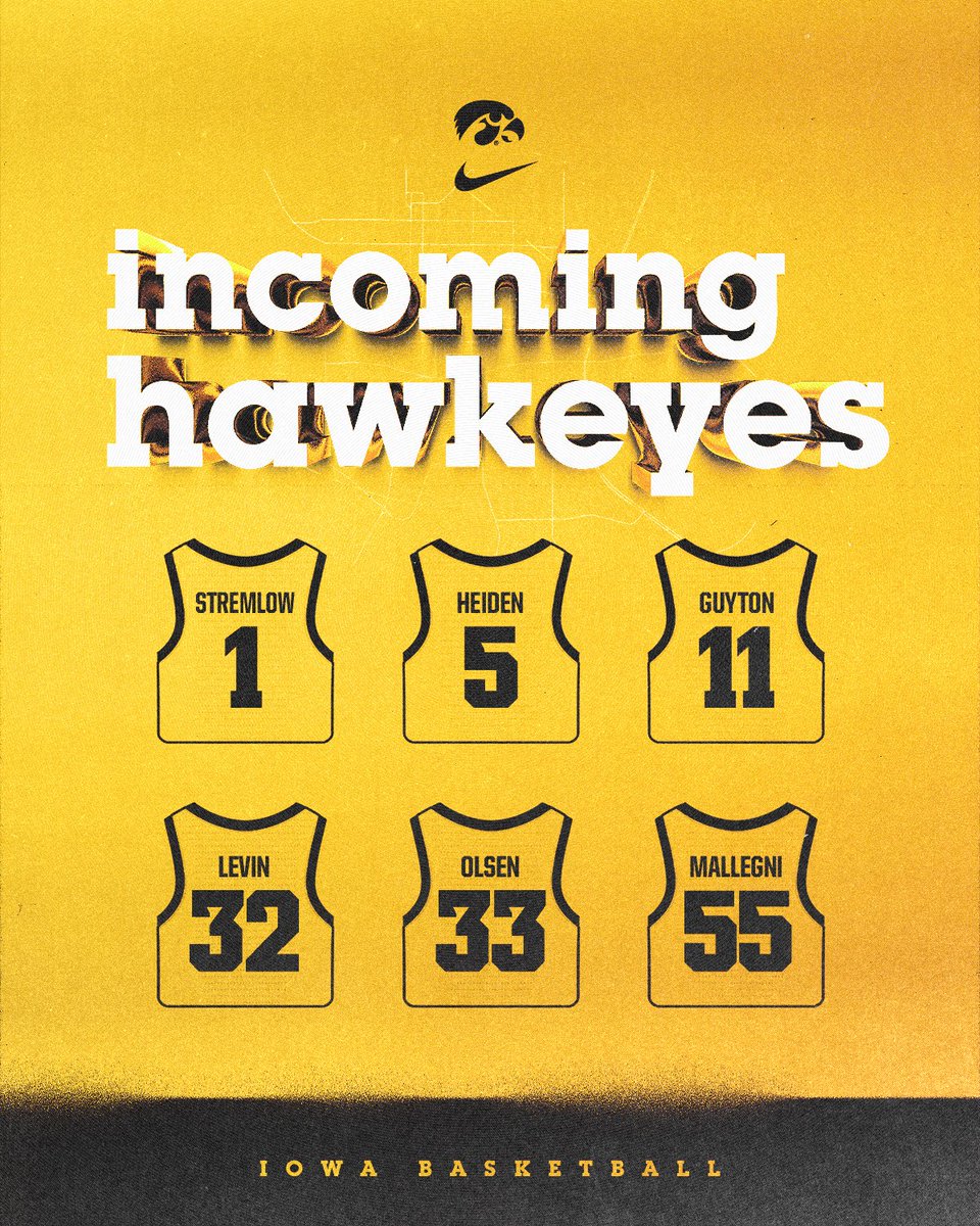 New digits 🏀👏

#Hawkeyes