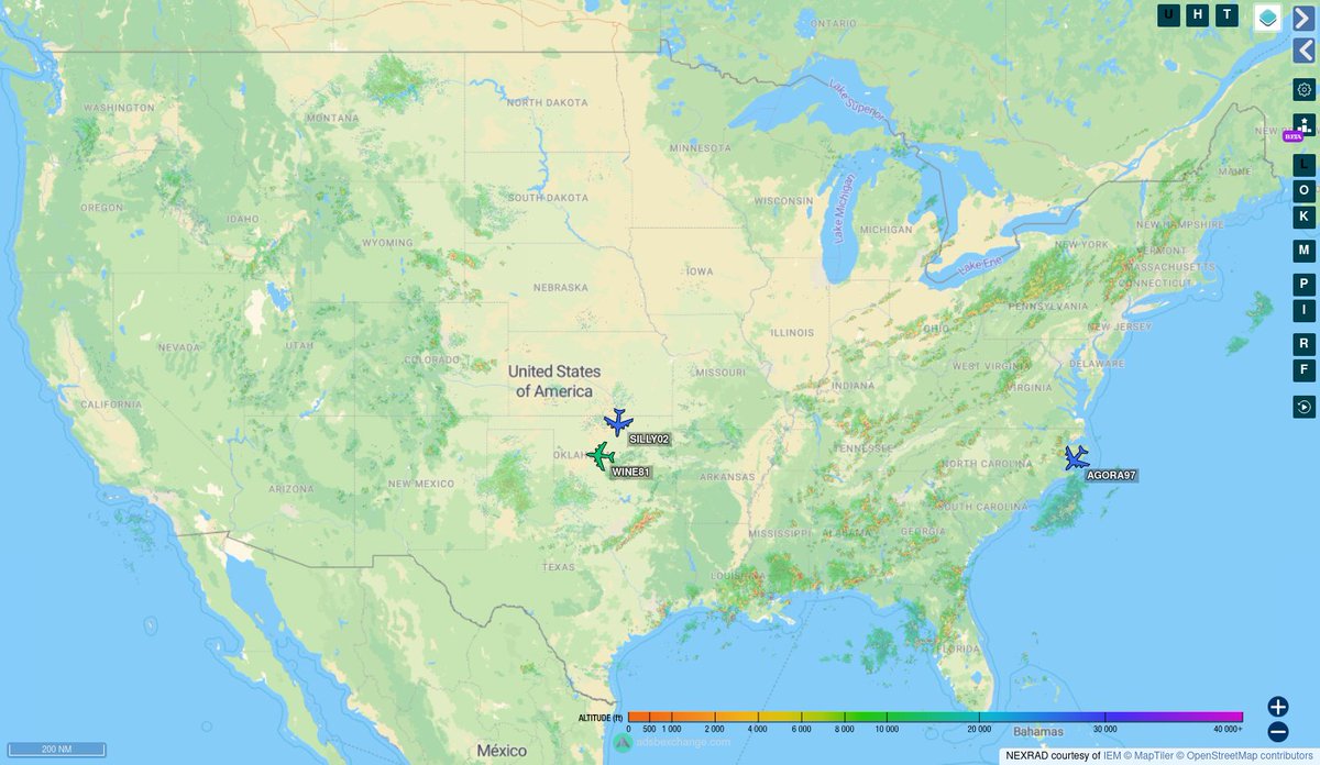 TheIntelFrog's tweet photo. There are 3 US Navy E-6B Mercury aircraft active at 1921z.
#AE040D as WINE81 out of Tinker AFB, OK
#AE0410 as SILLY02 out of Offutt AFB, NE
#AE0417 as AGORA97 out of NAS Pax River, MD https://t.co/QaayXiodpw