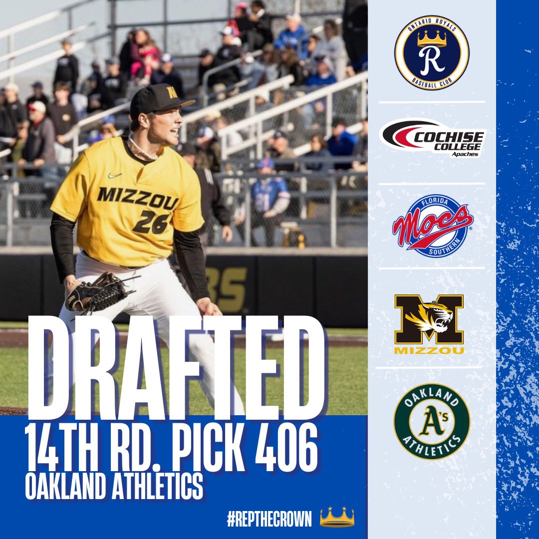 OntarioRoyals's tweet photo. Congratulations to Royals alum @ryan_magdic on being selected by the @Athletics in the 14th round of the MLB Draft #RepTheCrown👑⚾️ https://t.co/kGu18YriVO