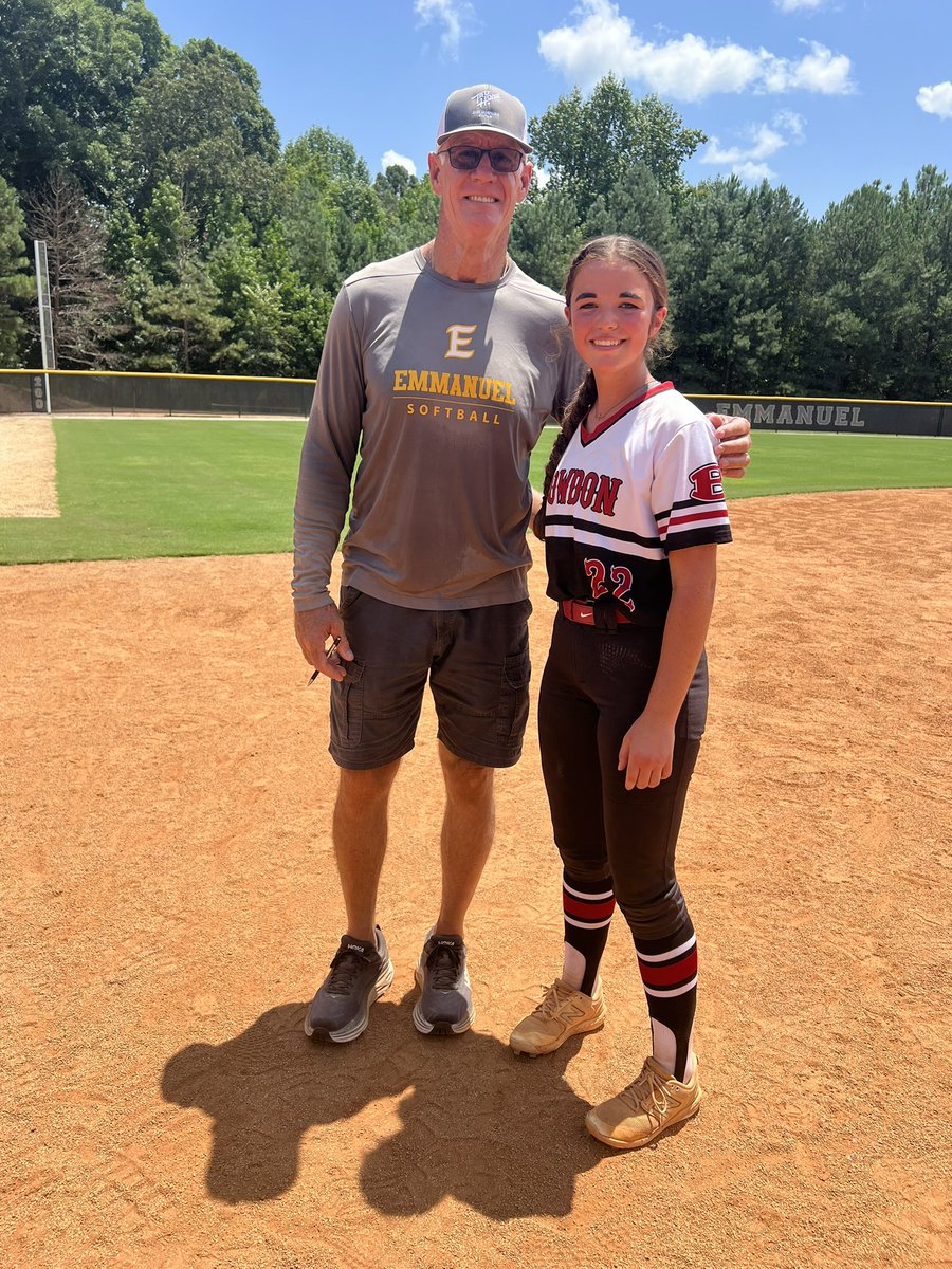 Had a great time today at <a href="/EC_SFTBALL/">Emmanuel College SB</a>, thank yall for an amazing time