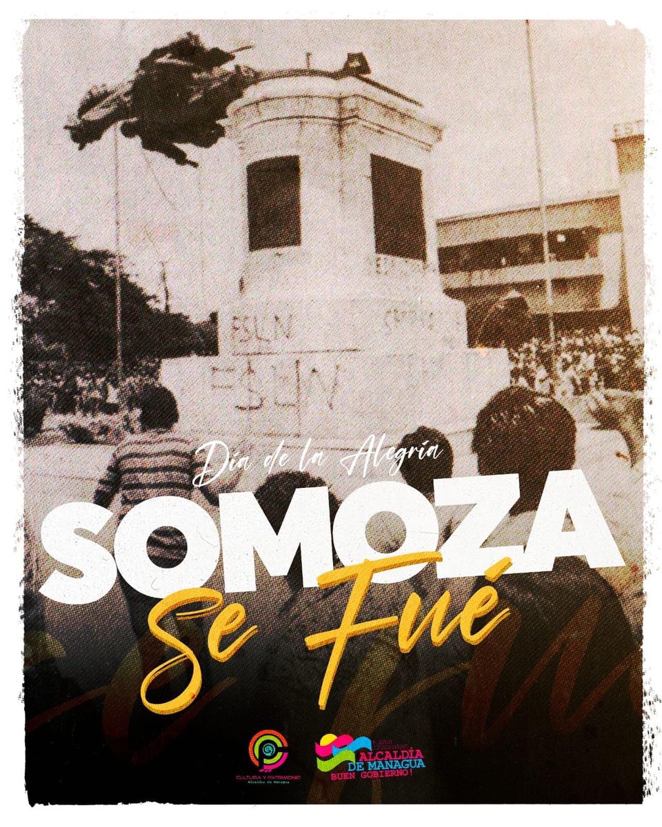Somoza se fue y no vuelve nunca. #UnidosEnVictorias 
#4519LaPatriaLaRevolución