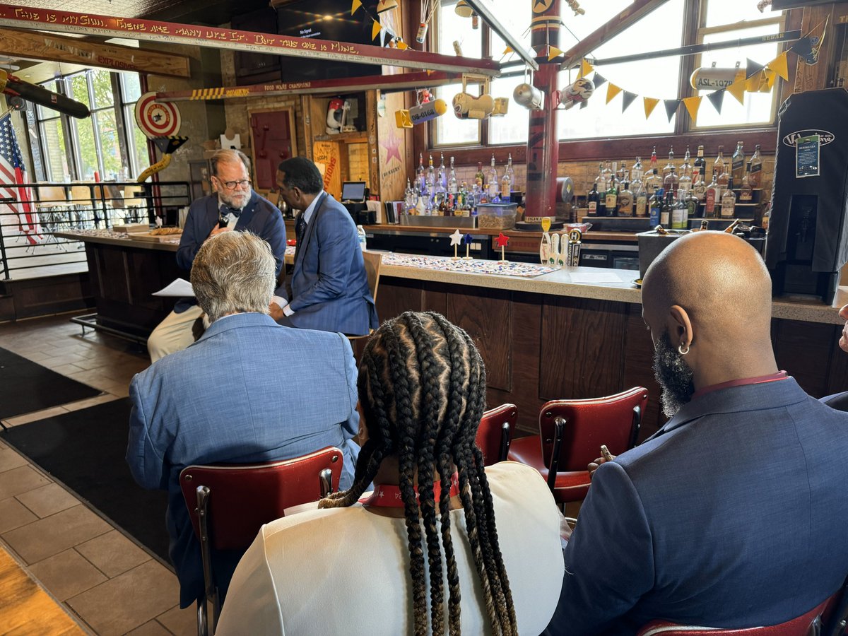 NatlDefComm's tweet photo. NDC had the opportunity to talk w @BurgessOwens at the @GOP Convention today about the state of veterans affairs &amp; how we can expand educational access to America's heroes https://t.co/hwG2Ss0ebY