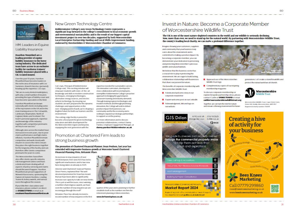 HM Equine | Hazelton Mountford Ltd (@hm_equine) on Twitter photo ποΈ π The latest edition of the <a href="/HW_Chamber/">Herefordshire & Worcestershire Chamber of Commerce</a>'s Business Direction magazine includes our "Leaders in Equine Liability" on page 30 π Check out the latest edition online: ow.ly/i6UU50SujWT #businessnews #herefordshire #worcestershire #insurance ποΈ π The latest edition of the <a href="/HW_Chamber/">Herefordshire & Worcestershire Chamber of Commerce</a>'s Business Direction magazine includes our "Leaders in Equine Liability" on page 30 π Check out the latest edition online: ow.ly/i6UU50SujWT #businessnews #herefordshire #worcestershire #insurance
