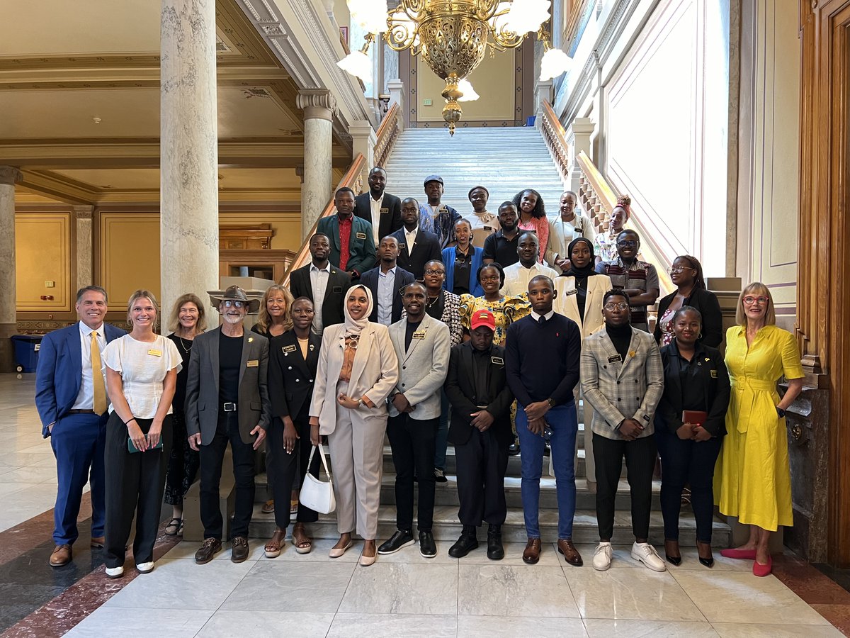 Purdue Agriculture (@purdueag) on Twitter photo Today the <a href="/WashFellowship/">MandelaWshFellowship</a> at <a href="/LifeAtPurdue/">Purdue University</a> met with <a href="/LGSuzanneCrouch/">Lt. Gov. Suzanne Crouch</a> and <a href="/ISDADirector/">Don Lamb</a> to learn more about our state government. #MWFCelebrates10 #YALI2024 Today the <a href="/WashFellowship/">MandelaWshFellowship</a> at <a href="/LifeAtPurdue/">Purdue University</a> met with <a href="/LGSuzanneCrouch/">Lt. Gov. Suzanne Crouch</a> and <a href="/ISDADirector/">Don Lamb</a> to learn more about our state government. #MWFCelebrates10 #YALI2024