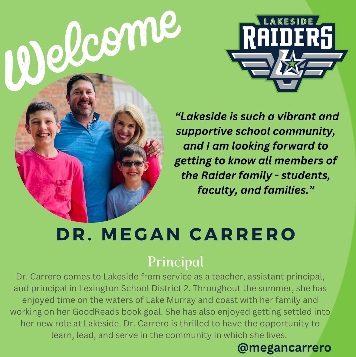 Welcome home, <a href="/megancarrero/">Megan Carrero</a>!