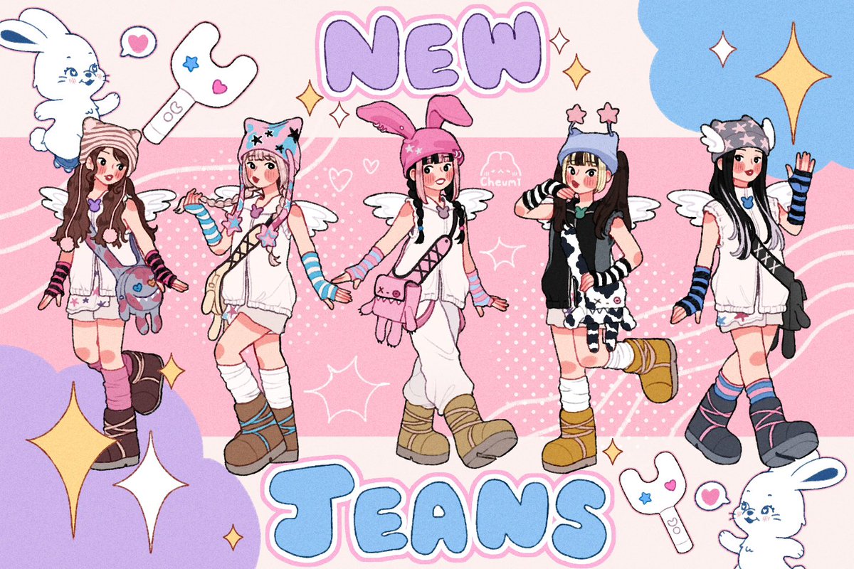 _Cheumi's tweet photo. 🩷 New jeans🐰

#artist #NewJeans #KPOP https://t.co/aPlCf42ttC