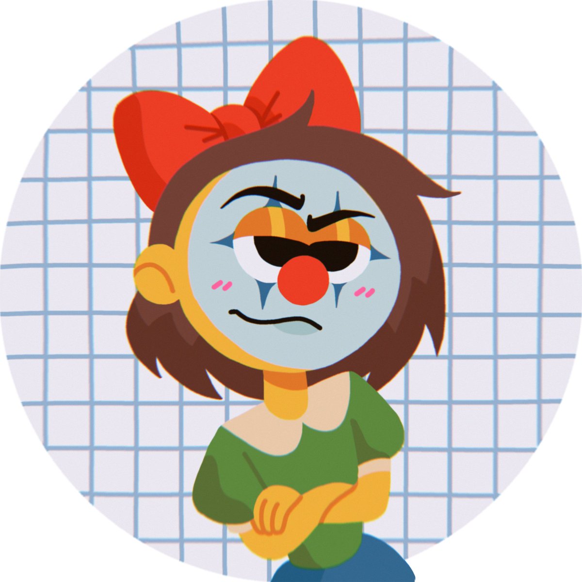 InternetFawn_'s tweet photo. old icon but we're still clowning around! https://t.co/b1obaunSsu