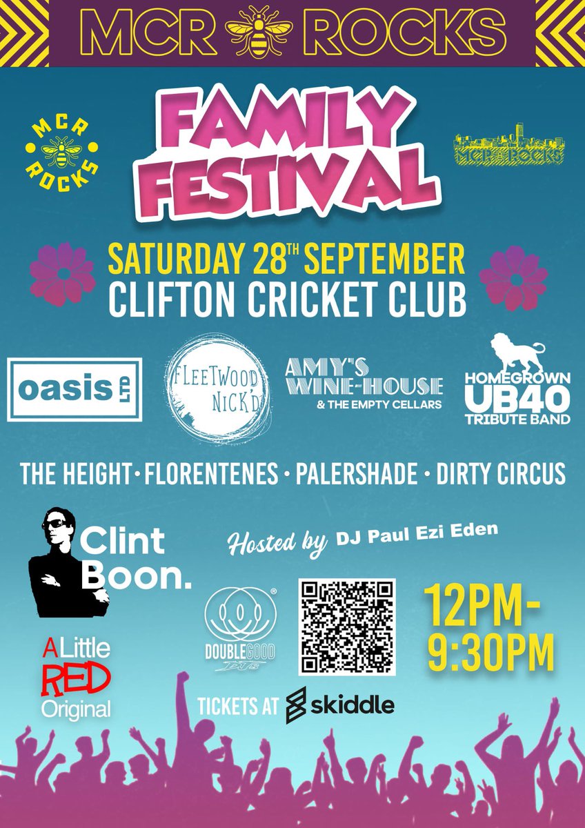 CliftonCC's tweet photo. AND HERE WE GO! 

CLIFTON’S FIRST EVER MUSIC FESTIVAL! 

Tickets on sale Friday @ 9am 

https://t.co/aBt8KzlLIV

Limited number of early bird tickets available at a cheaper price - first come first served. 

THESE TICKETS WILL FLY SO GET IN THERE AS QUICK AS YOU CAN! https://t.co/ZbLS7onCsk