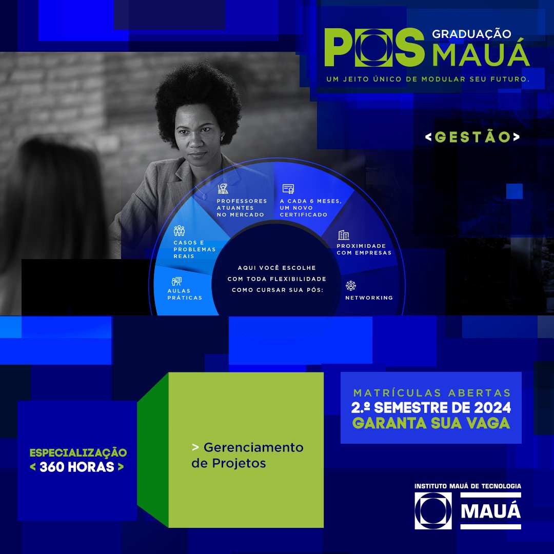 InfoMaua's tweet photo. #PosMaua Aprimore suas competências com a Atualização em Gerenciamento de Projetos Industriais!
Projetado para proporcionar uma compreensão abrangente da elaboração de projetos industriais, desde a documentação inicial até a avaliação de viabilidade.

🔗 https://t.co/CAzgH8C3MP https://t.co/z1gsEhHGZf