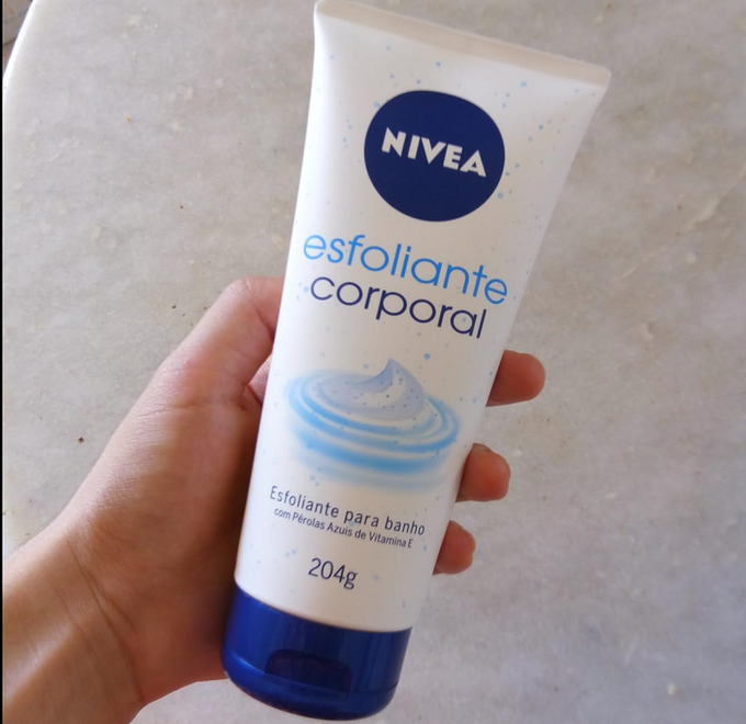 Esfoliante Corporal Para Banho Nivea 200Ml, Nivea