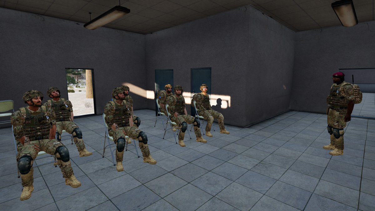 EuropeanRealism's tweet photo. Its always good to learn something new, or to refresh knowledge on a topic. Tonight, Shuru lead some medical training. 

Discord: https://t.co/sp184q9dEO 

#Arma3 #ArmaTraining #ArmaMedic https://t.co/Pg5E6bHds1