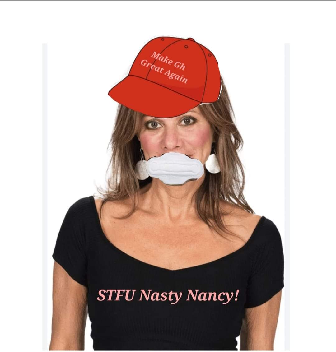 audbeachvixen's tweet photo. We are ALL Tired of Nasty Nancy's Vile Tweets! The Attempted Assassination of President Trump isn't funny. Her Hatred for him is truly Psychotic. She is completely Unhinged. #FireNancy #MakeGHGreatAgain  #GeneralHospital https://t.co/g43JrrdCu0