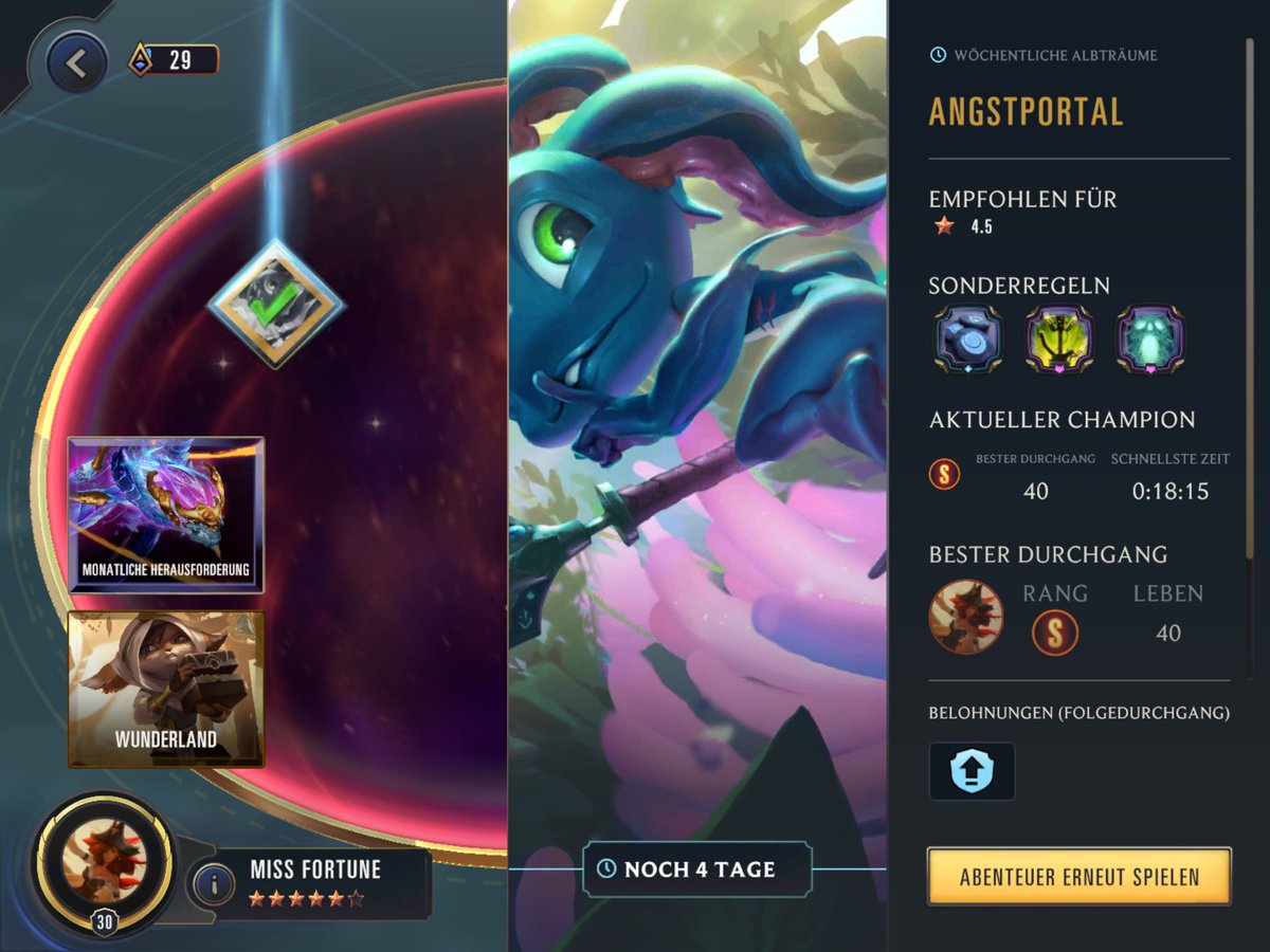 First Nightmare done. Have to think about how to beat the other two <a href="/PlayRuneterra/">Legends of Runeterra</a> #LegendsOfRuneterra