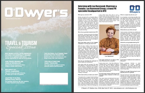 Lou Hammond, founder of <a href="/LouHammondGroup/">Lou Hammond Group</a> travel PR agency in New York City, discusses what got her into the biz, the changes she's seen over 40 years and her advice for those considering a career in PR  odwpr.us/3SdtEme