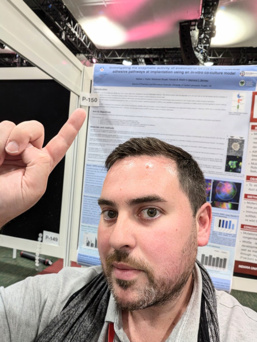 SBerneau's tweet photo. Fancy learning about the #BerneauLab research on 3D model of embryo implantation and diabetes treatment at #SSR2024 ? Get in touch and see you tomorrow morning at our Poster P-150 @SSRepro #reprorocks Thanks to @BiochemSoc @SRF_Repro @UCLanResearch for support https://t.co/mD1IASodIR