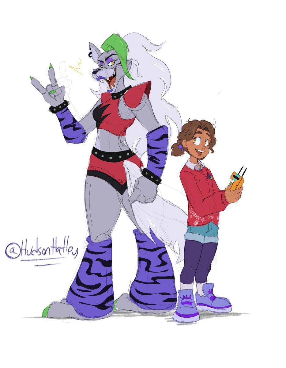 HudsonHatley's tweet image. Security Breach doodles!✨
I kinda had fun with these tbh.
#FNAF #fnafart