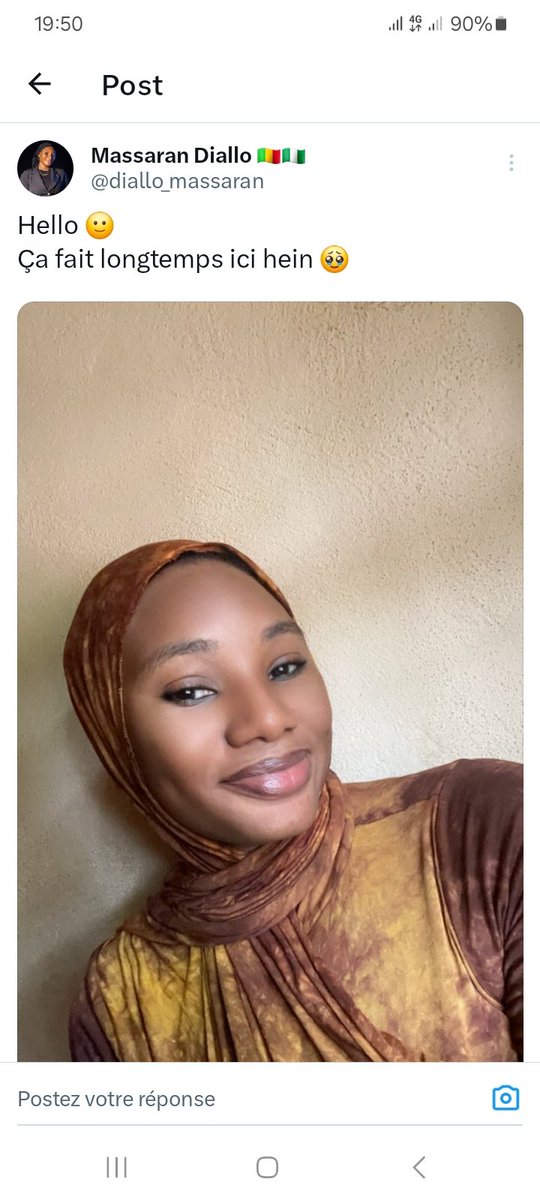 SogobaSeho's tweet image. Elle est de retour Alhamdulillah 😊🙏🥰