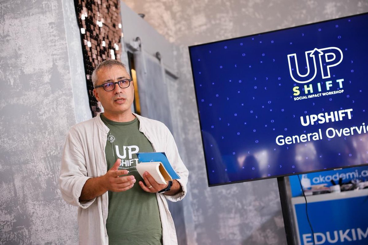 albania_unicef's tweet photo. Today we had an inspiring discussion💡 among friends and supporters of #Upshift. How it helps and impacts the #youth; How to leverage the power of technology w/out affecting youth interaction, were the basis of our exhange w/experts of tech &amp; innovation, education &amp; youth. https://t.co/4wRS8aYP5A