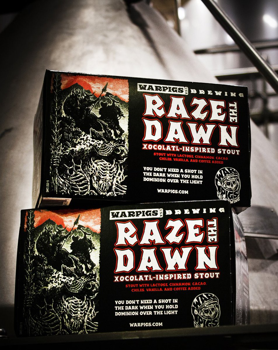 MacsWoodGrilled's tweet image. Now on draft: #WarPigsUSA Raze the Dawn limited release Xocolatl-inspired stout. This stout is extremely nuanced with rich notes of cocoa, vanilla, and coffee, paired with just the slightest heat from the chilies.
#3floydsbrewing #3floyds #warpigsbrewingusa