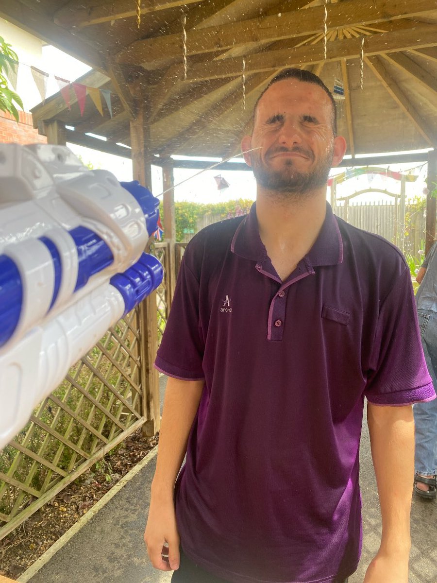 Nelson_Lodge's tweet photo. Round two of the Water Sports with Water Pistol Down 💦 
The aim was to shoot down as many paper cups using the pistols, but I think some residents definitely took advantage of the free flowing water by aiming at the staff 😆
#Nelsonlodge #anchor #anchorgames https://t.co/pt5SKpF23v