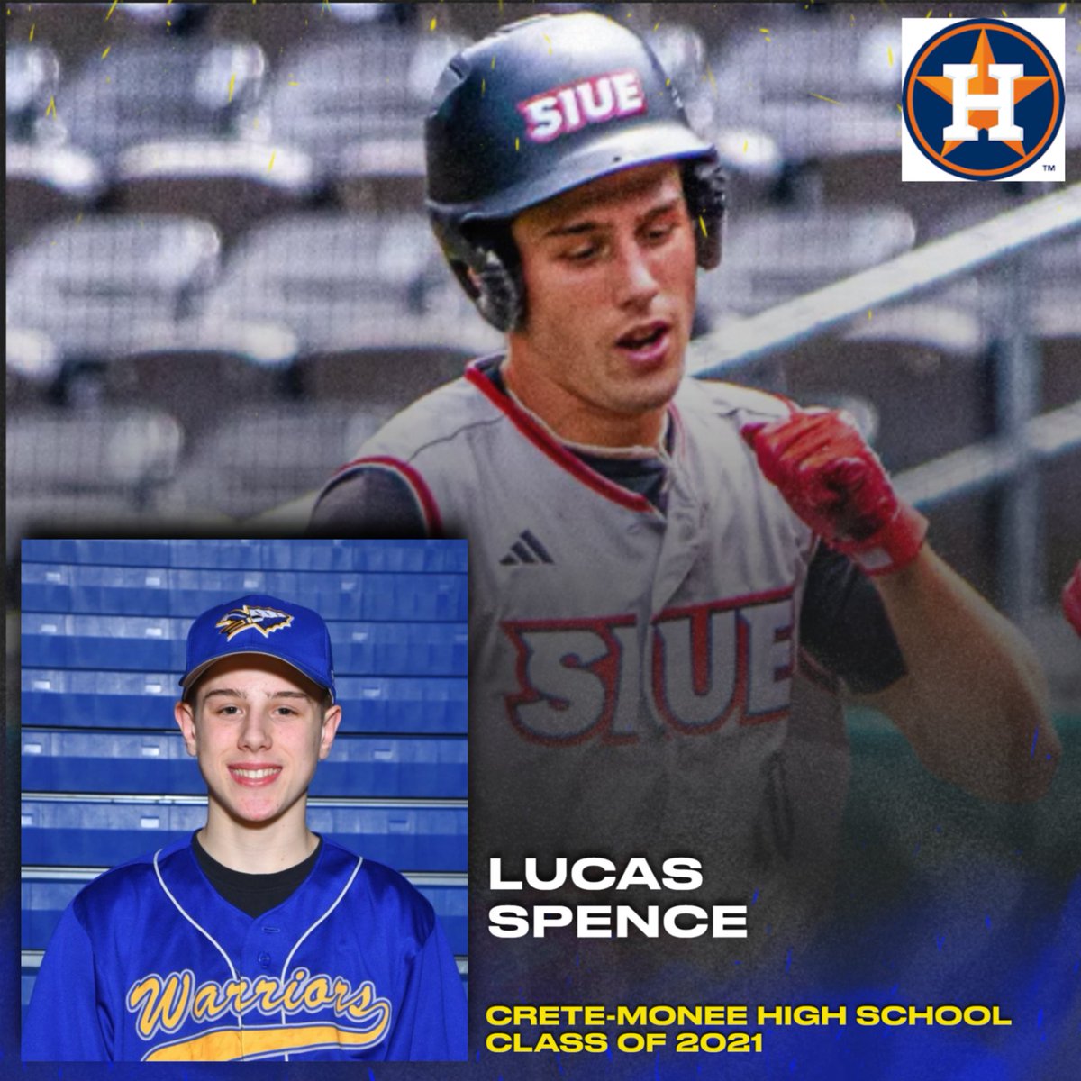 Congratulations to Lucas Spence for signing a free agent deal with the Houston Astros! Your Warrior Family is proud of you. Best of luck! #WarriorAlum #GoWarriors