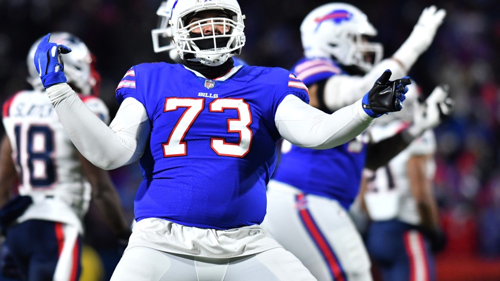 Bills LT Dion Dawkins breaks down thoughts on Stefon Diggs' trade: 'I hate to see him go' texanswire.usatoday.com/2024/07/17/bil… #houston #houstontexans