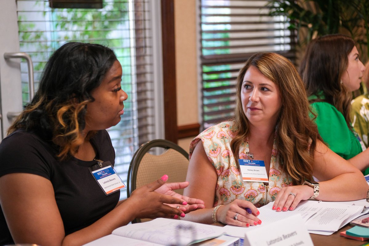 NIETteach's tweet photo. Check out more photos from yesterday's 2024 NIET Fellows Boot Camp introductions. #NIET2024 https://t.co/1VctQtzIpM