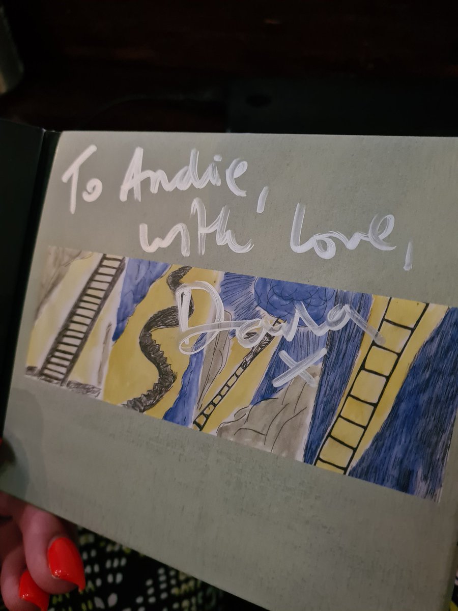 Noynek's tweet photo. @porridgeradio thank you for signing my CD Dana. Fabulous set. https://t.co/sLeQXW0Vj3