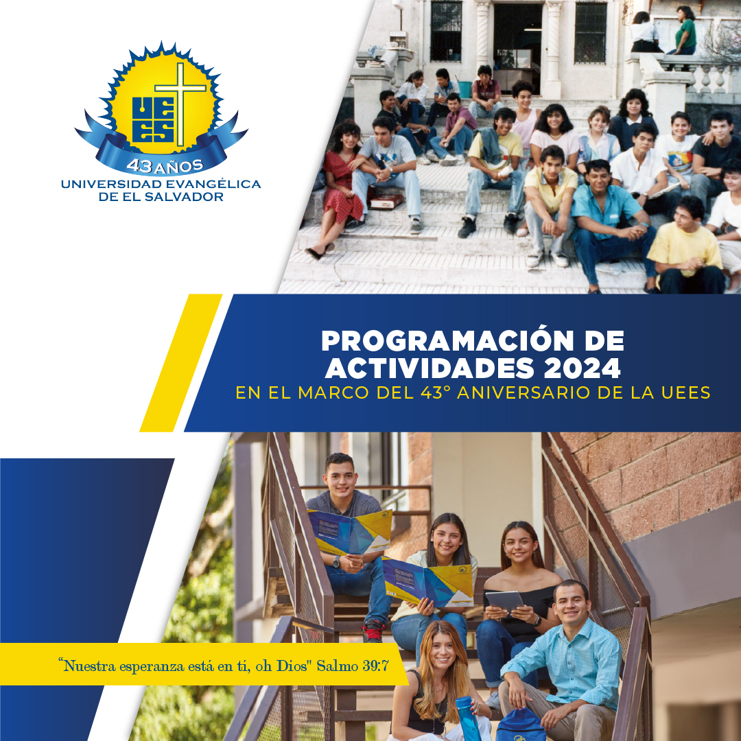En el marco del 43° aniversario de la UEES, hemos organizado actividades  especiales. ¡No te las pierdas! 🎉📚✨ 📌 Consulta el programa detallado en  el siguiente enlace: https://t.co/RPZuRfFm7N #Soyuees #Vidauees  #AniversarioUEES, image size:1080x1080