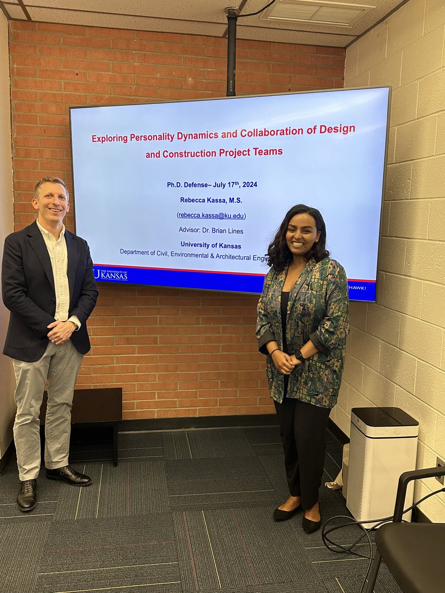 Today is one of the happiest days of my life. Our second daughter (Rebecca) completed her PhD studies in Civil Engineering at the Civil from the University of Kansas (KU) with flying colors <a href="/rebecca_kassa/">Rebecca Belay Kassa</a> <a href="/gideonk116/">Gideon Kassa</a> <a href="/Betelehem_Belay/">BB</a> <a href="/DeborahKassa1/">Deborah Kassa</a>  (1/2)