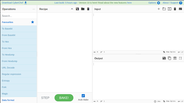 blueteamsec1's tweet image. CyberChef - The Cyber Swiss Army Knife - A Web App For Encryption, Encoding, Compression And Data Analysis dlvr.it/T9kKpK #CyberChef #DataAnalysis #DataManipulation #Hashing