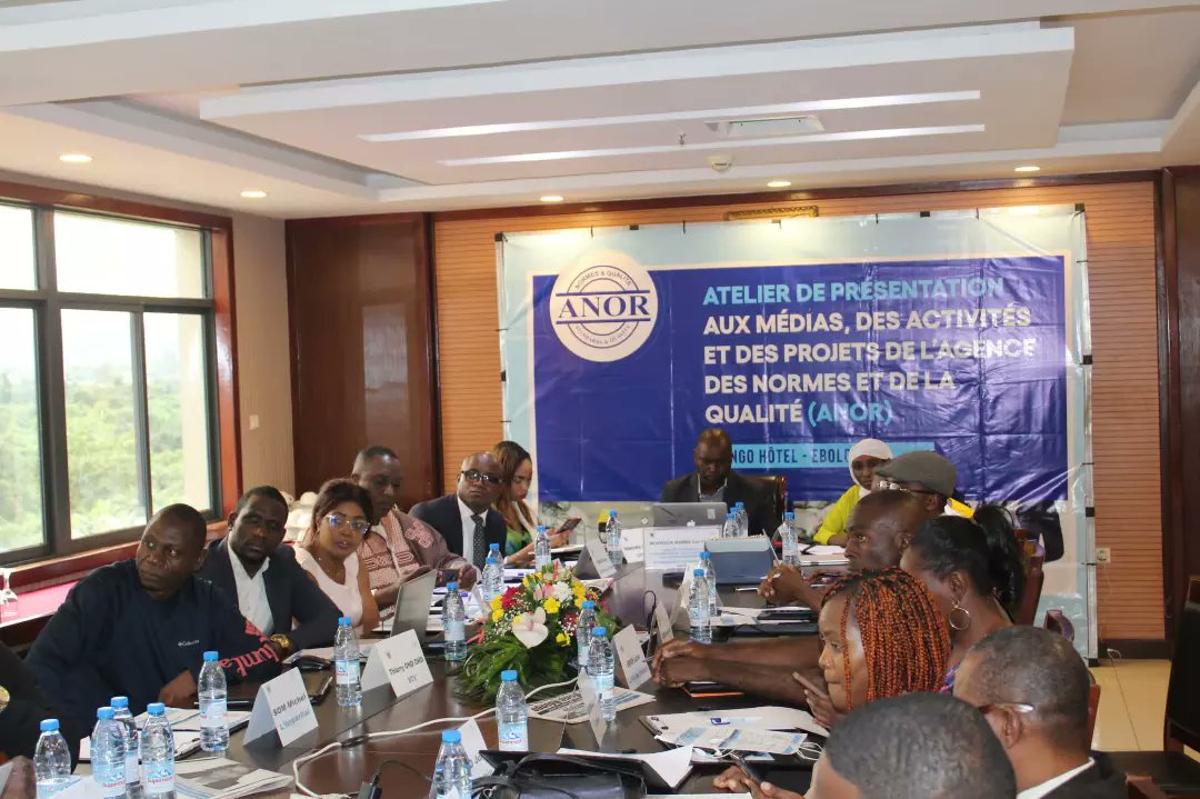 #SEMINAIRE 

Du 17 au 18 juillet 2024, la ville d’Ebolowa, dans la région du Sud, est le théâtre d'un atelier d'information et de sensibilisation des journalistes camerounais organisé par l’ANOR en collaboration avec le Centre de formation Inter'Activ Training Center.