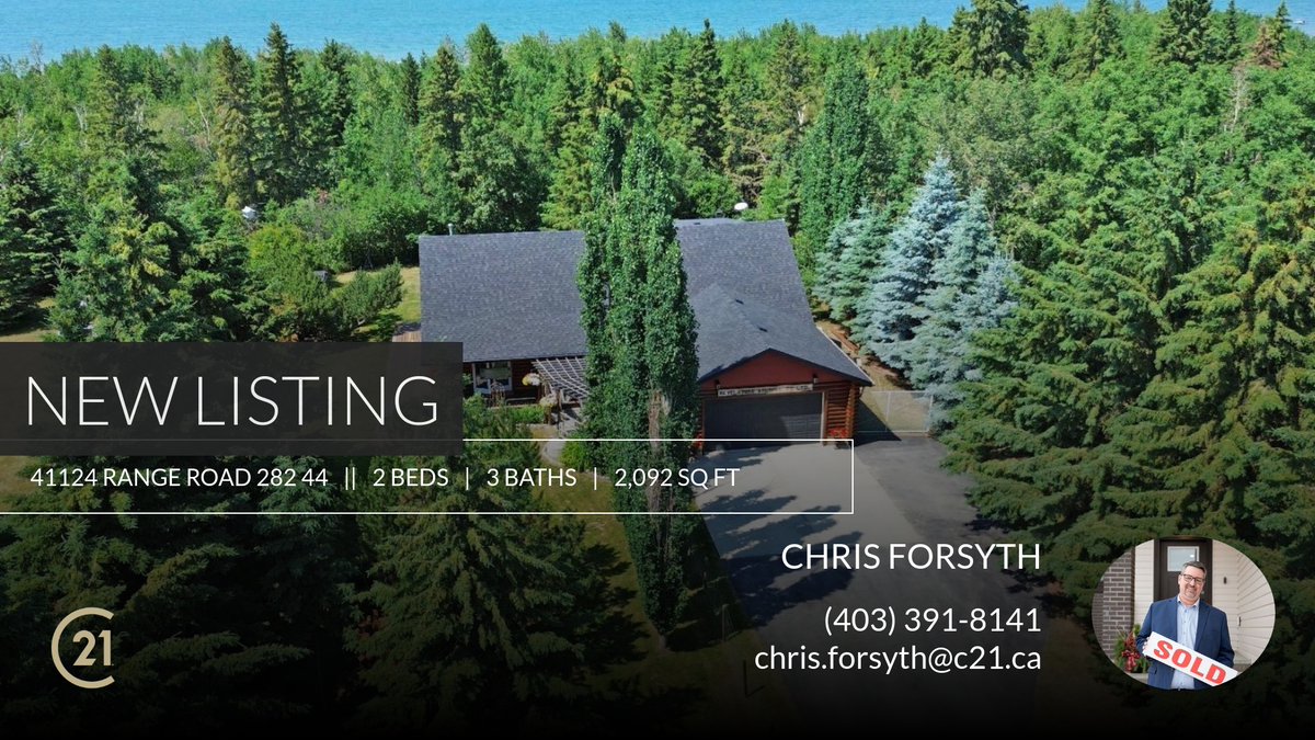 📍 New Listing 📍 Take a look at this fantastic new property that just hit the market located at 41124 Range Road 282 44 in Rural Lacombe County. Reach out here or at (403) 391-8141 for more information!

Listed by Craig Flemi... homeforsale.at/41124_RANGE_RO…