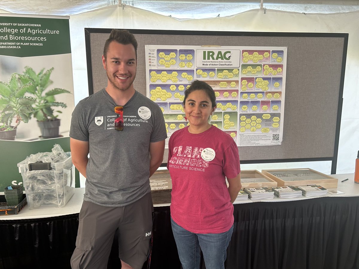 Find the #Usask College of Agriculture and Bioresources at <a href="/AginMotion/">Ag in Motion</a> booth #328 and learn about plant pests and beneficial insects with <a href="/USaskEnt/">Prager Lab</a>!