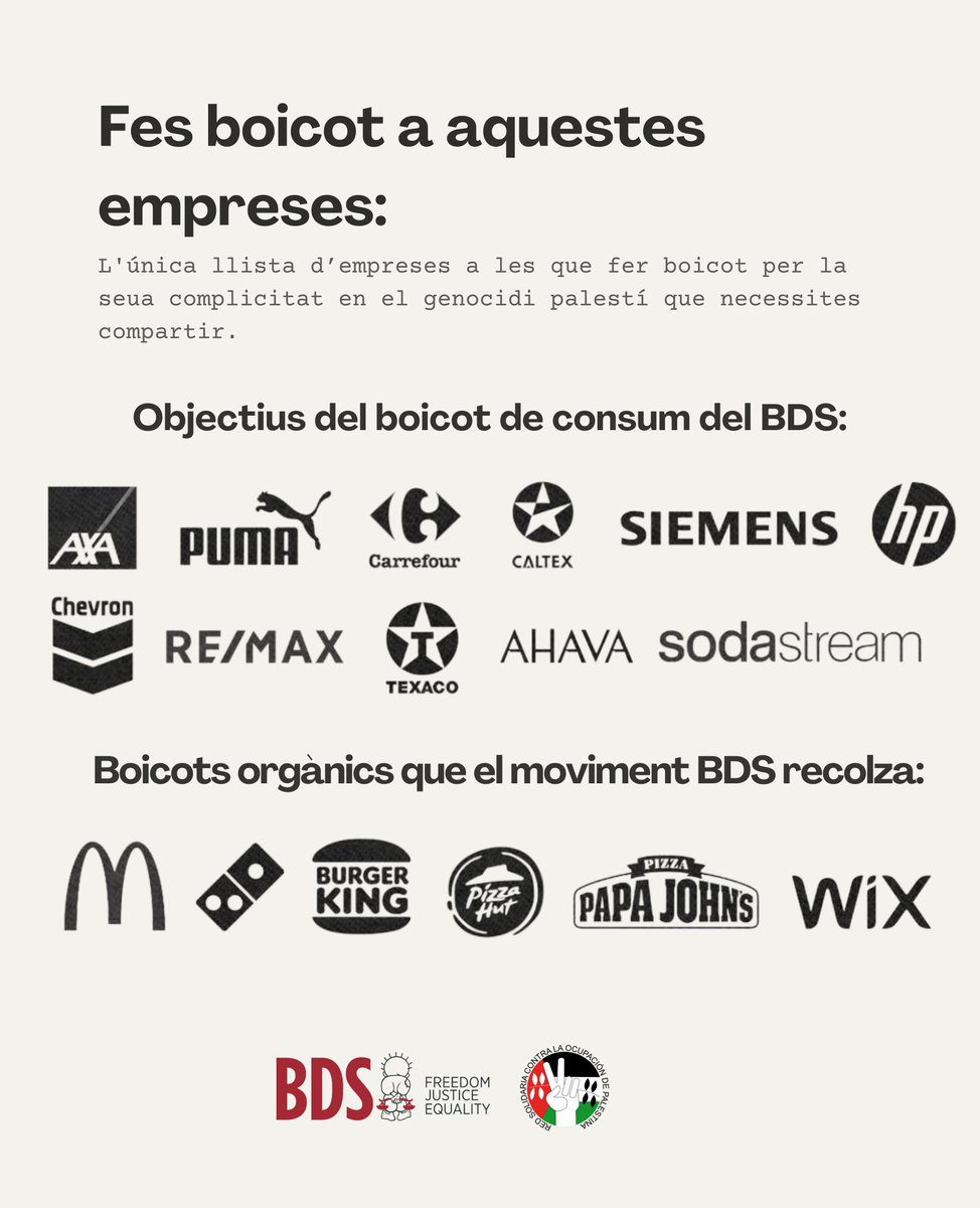 🇵🇸 #BDS País Valencià tweet media