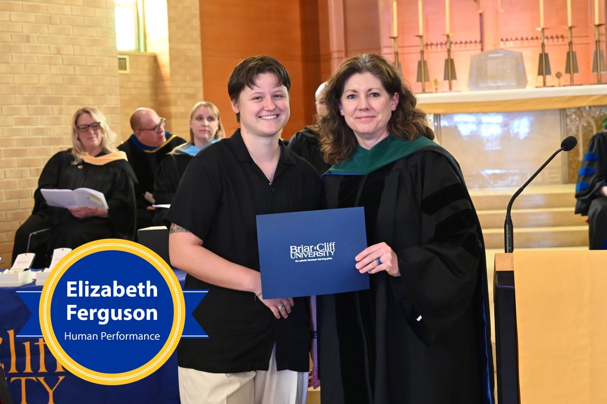 briar_cliff's tweet photo. Congratulations to the 2023 Honors Convocation award recipients! 🏆
Each Wednesday, we will recognize outstanding undergraduate and graduate students from each academic program. #ThisIsBCU https://t.co/xHtdroPvdJ