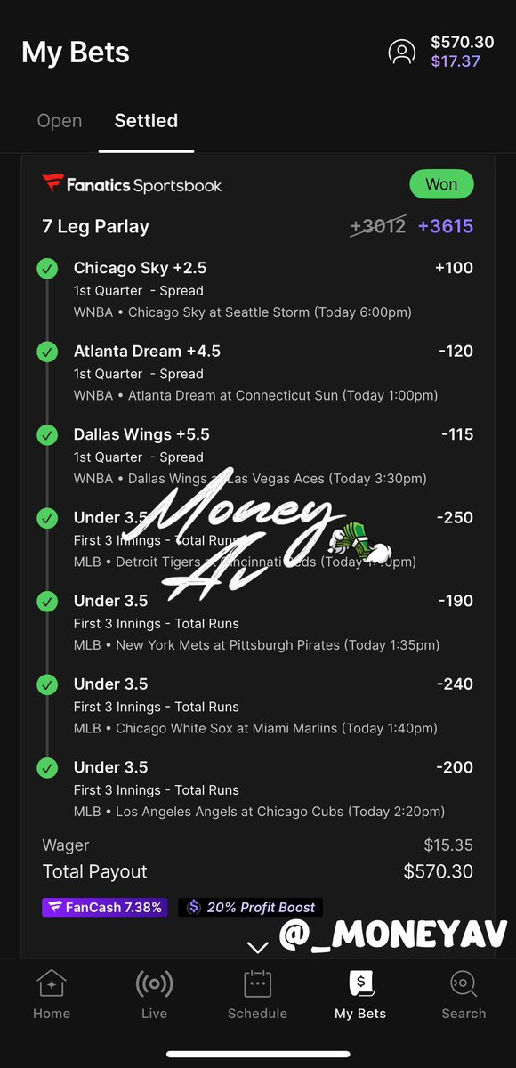 OLD PICK #gamblingx #mlb #wnba
