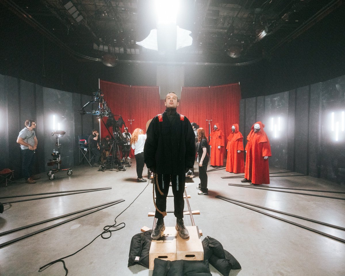 RED_Cinema's tweet photo. Take a behind-the-scenes look with director Jensen Noen and director of photography Idan Menin at the making of the new Twenty One Pilots music video, "Paladin Strait," shot on #VRAPTORX.

“The RED V-RAPTOR X is a marvelous camera with impeccable low light abilities," said DP, Idan Menin. "Its low noise at higher ISO’s allowed us to recreate a day exterior Icelandic landscape on stage with fantastic results without breaking the budget. The Global Shutter opens new possibilities, and I'm excited to explore more!”

"I’ve been using RED cameras for over 10 years and love them for their versatility, user-friendliness, and top image quality," said director, Jensen Noen. "When the RAPTOR came out a few years ago, we bought both the regular and XL versions for our production company and have been using them for all our productions since. Most of my videos have a darker, edgier, and moodier vibe, and RED cameras have helped me find my personal look since they are the best on the market in low light. This gives me the freedom and flexibility to shape the image I want in post-production."