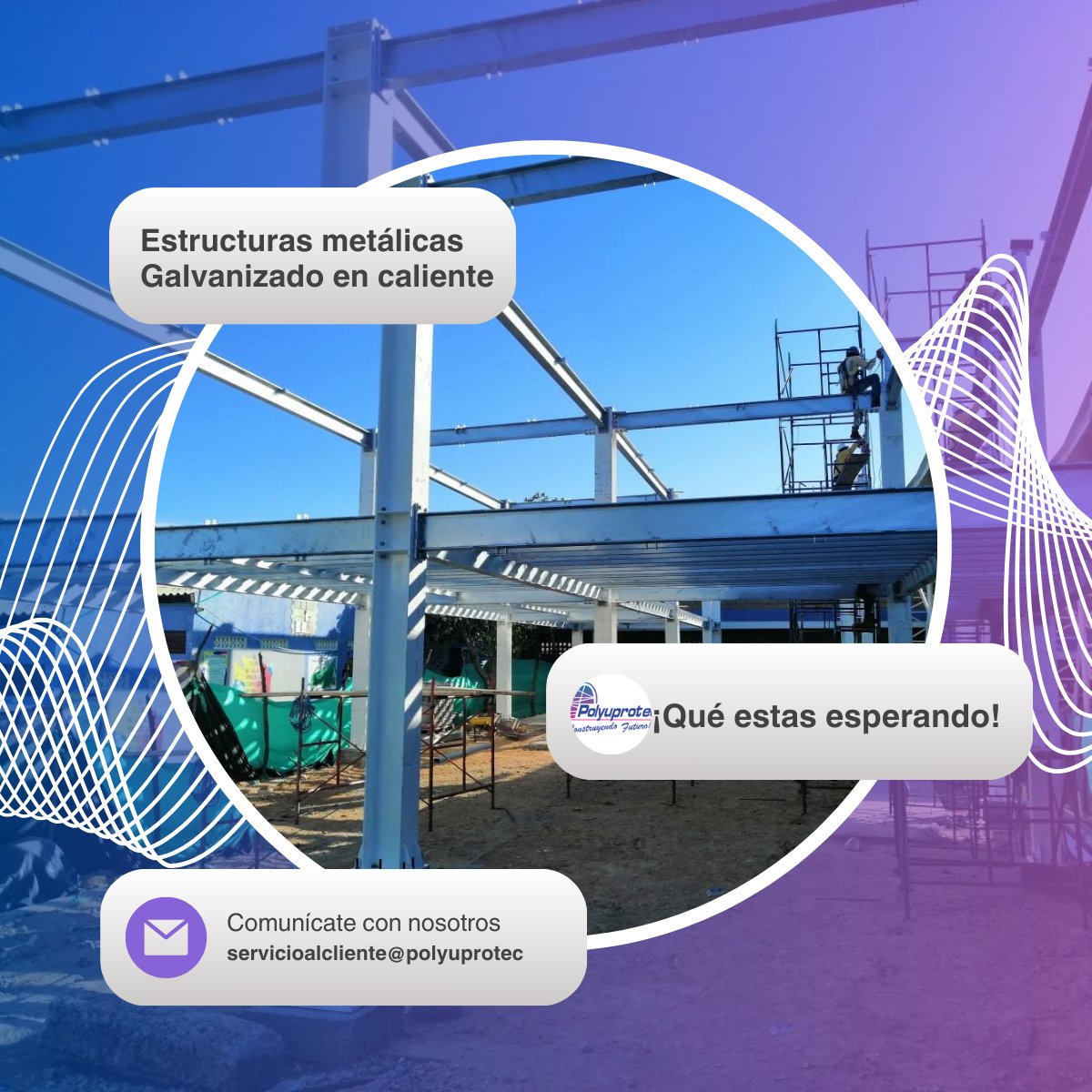Polyuprotec's tweet photo. Protegiendo tus estructuras metálicas hoy para un mañana sin corrosión.
No esperes más visítanos en: https://t.co/C3ghJ6ZzuN
O a los canales de atención:
Teléfono: Bogotá 6013652720
Barranquilla 6053767935
Celular: 3229462745 
Correo electrónico: ventas@polyuprotec.com https://t.co/ai8GjpSNqe