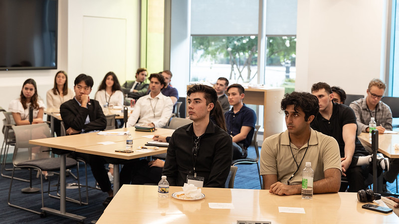 FIUdc's tweet photo. Last night, Talent Lab hosted "AI Unveiled: Exploring Its Impact on You." Panelists from Qualtrics, Congressional AI specialist, & @scsp_ai discussed the future direction of AI and shared how they landed in the field #AIUnveiled #TalentLab #AI #FutureTech https://t.co/Wf3F3MXxHC