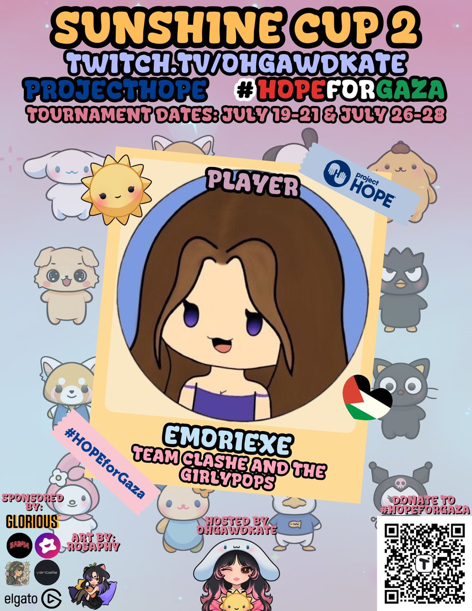Em (@emoriexe) on Twitter photo I’m taking a rare break from the Observer side of tournaments to compete in the
#SUNSHINECUP2 hosted by the amazing <a href="/ohgawdkate/">QoR Ohgawdkate☀️🍉</a> this weekend! Make sure to stop by and support my team while we raise money for some fantastic charities! ☀️💜 I’m taking a rare break from the Observer side of tournaments to compete in the
#SUNSHINECUP2 hosted by the amazing <a href="/ohgawdkate/">QoR Ohgawdkate☀️🍉</a> this weekend! Make sure to stop by and support my team while we raise money for some fantastic charities! ☀️💜