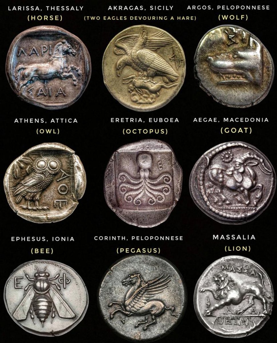Antik Yunan sikkeleri üzerindeki semboller