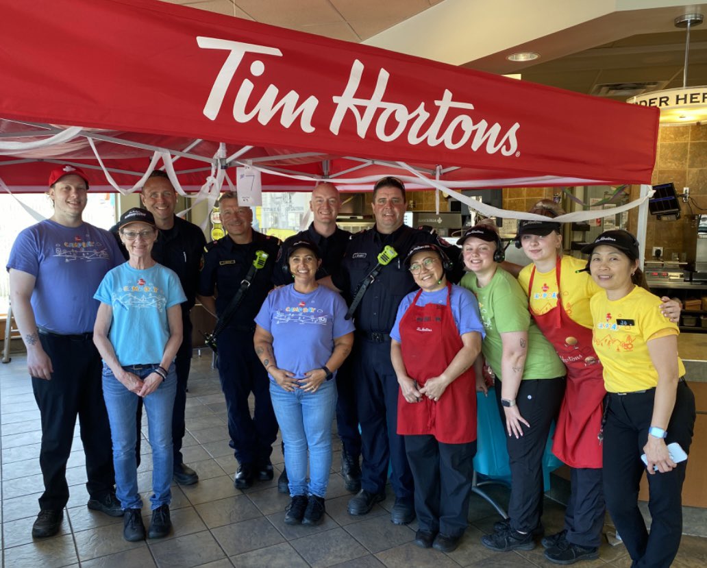 C Platoon assisting with <a href="/TimHortons/">Tim Hortons</a> Camp Day in Acton. #TimHortonsCampDay