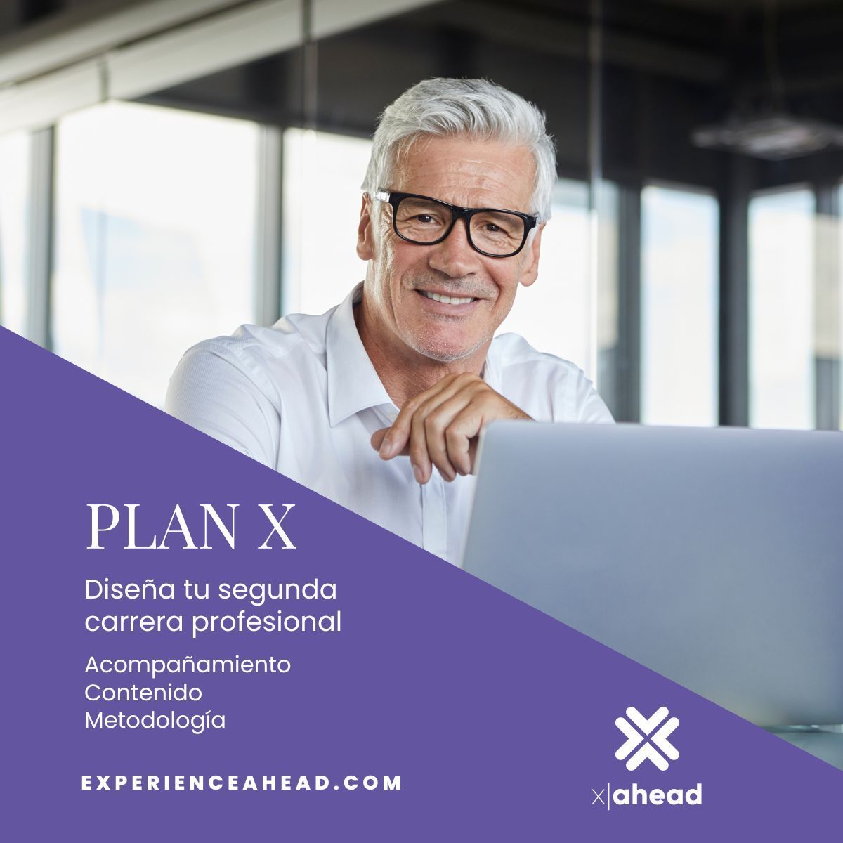 ¿Profesional senior, estás pensando en reinventarte durante el verano o a la vuelta, en septiembre? No importa cual sea tu timing, nosotros tenemos EL PLAN para ti!  Te ayudamos a potenciar tu trayectoria profesional con el #PlanX 

#Talentosenior #ReinvencionDirectivos