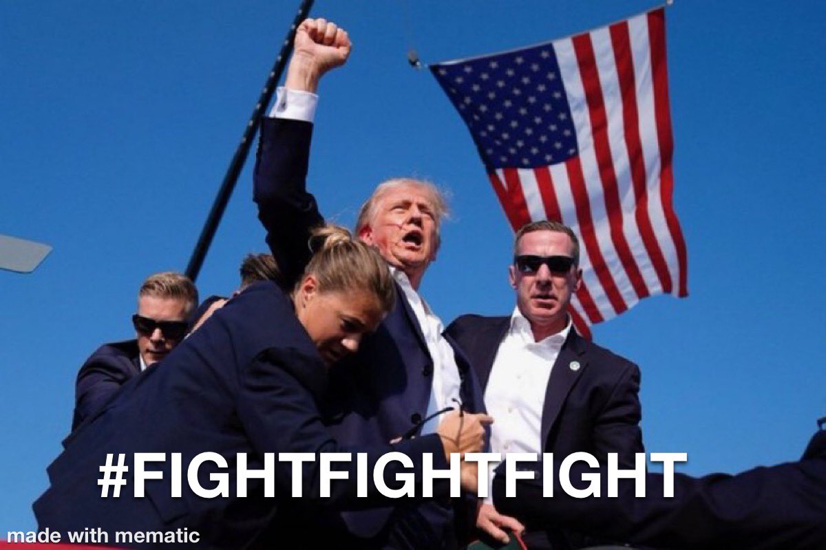 seanshardy's tweet photo. @RealJamesWoods There is NO ONE who compares to President Trump. No republican waiting in the wings who will lead and dominate as he does. We must pray and protect him if we are to survive.
#FIGHTFIGHTFIGHT
#FireCheatle
#SecretServiceFailed https://t.co/E6yHnXIqpt