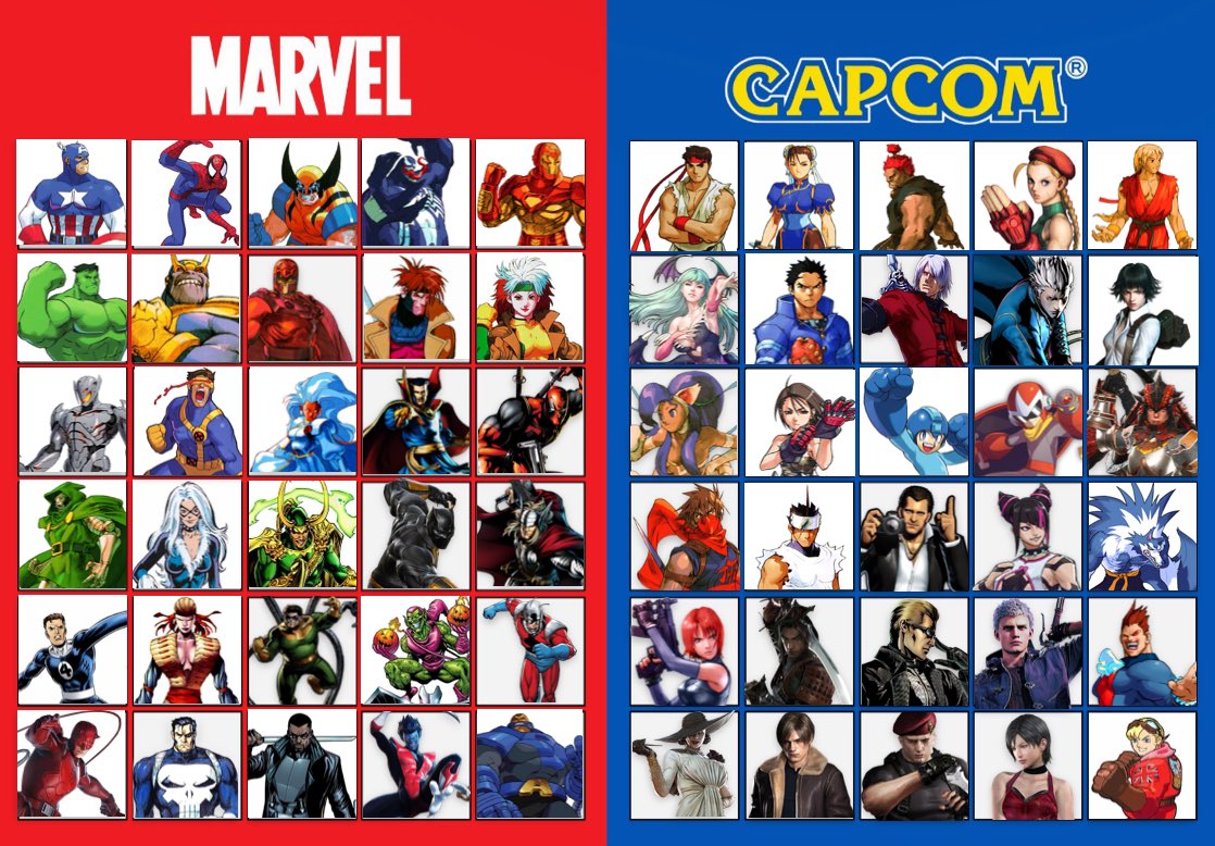 JudgeOfGod88's tweet image. #MvC4 Roster what do you think 🤔