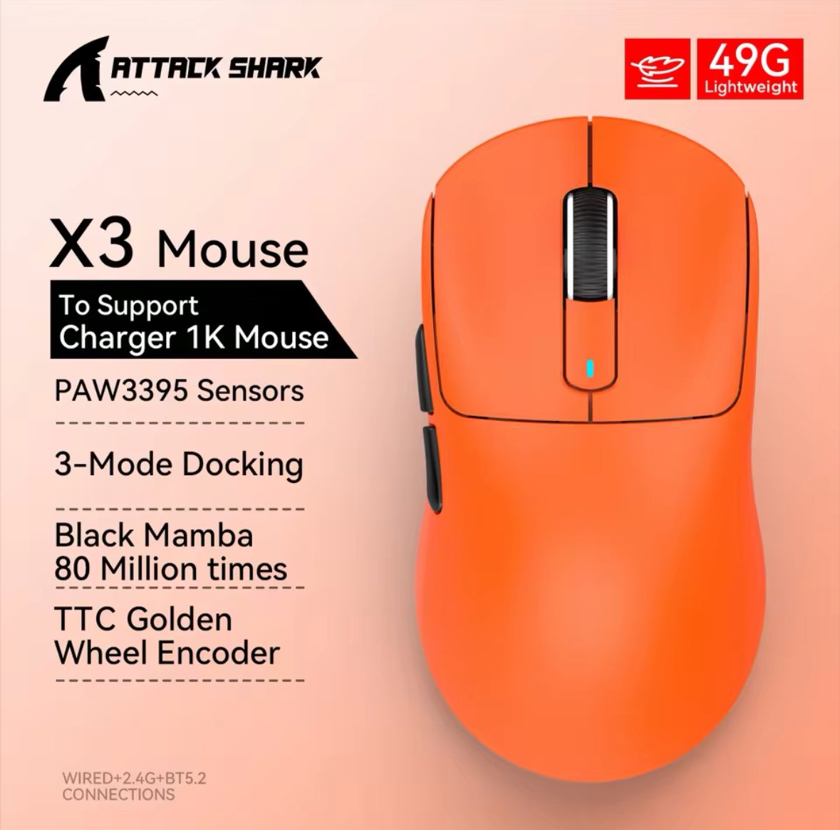 Macro sem fio Bluetooth Gaming Mouse, ATAQUE SHARK, cor vermelha, 4K Return, conexão Bluetooth Tri-Mode, X3, PAW3395

💳 122,21 

🔗 s.click.aliexpress.com/e/_mN7DX68