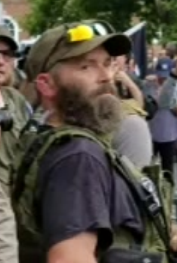 LateNightAFA's tweet photo. Proud Boy Jeffrey David Reed provided security for white nationalists at Unite the Right. Reed was arrested for entering the Capitol on #J6. #FirstFamilyPB
https://t.co/WeLM0lgyzT https://t.co/wyuE8NjMrR