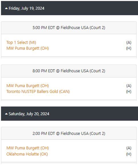 Midwest Basketball - Burgett 2025 (@mbc_burgett) on Twitter photo After a great showing at the Prep Hoops Grit Region Finals, we have one last run this weekend at the <a href="/BleacherRepub/">Bleacher Republic</a> Ohio Summer Championship in Columbus!
Pool play games on Friday and Saturday and bracket play starts Saturday evening. Let’s go fellas!
<a href="/MidwestDirector/">MWBC Gilliland</a> After a great showing at the Prep Hoops Grit Region Finals, we have one last run this weekend at the <a href="/BleacherRepub/">Bleacher Republic</a> Ohio Summer Championship in Columbus!
Pool play games on Friday and Saturday and bracket play starts Saturday evening. Let’s go fellas!
<a href="/MidwestDirector/">MWBC Gilliland</a>